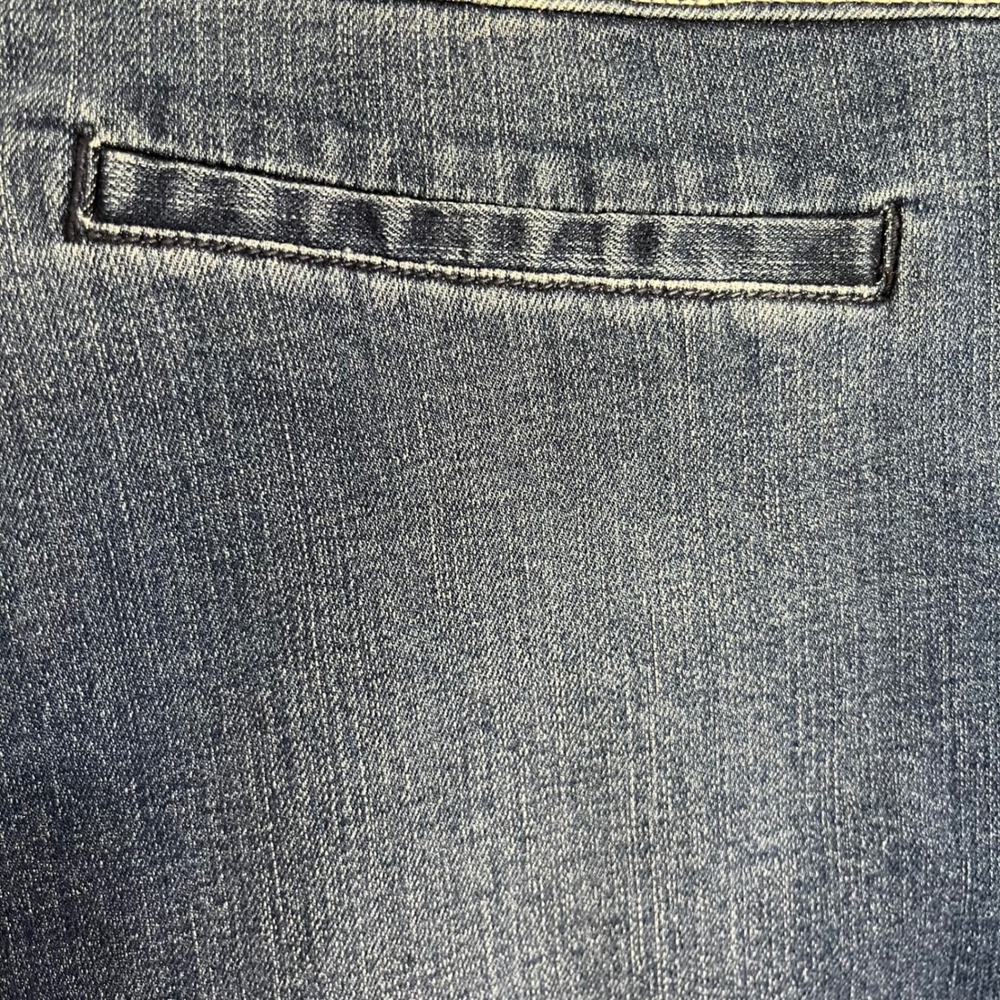 WallFlower Womens Denim Mini Skirt Button Front Medium Wash WFS11340 Size 11 - Picture 2 of 9